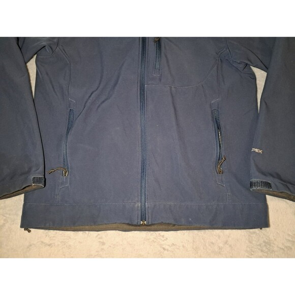 The North Face Jacket Mens Medium Blue Full Zip Apex Soft Shell Winter Outdoors - Picture 2 of 10
